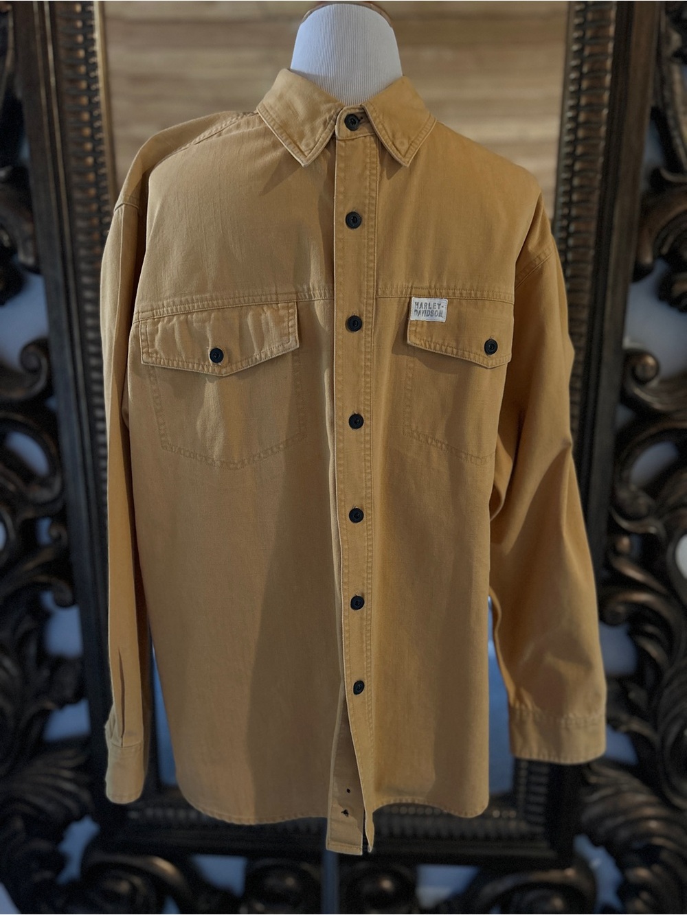 Harley-Davidson Men's Button-Front Shirt Jacket